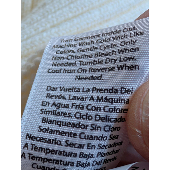 Free Assembly Cream Fair Isle Women’s Sweater Dress Long Sleeve Sz Small - Picture 7 of 7